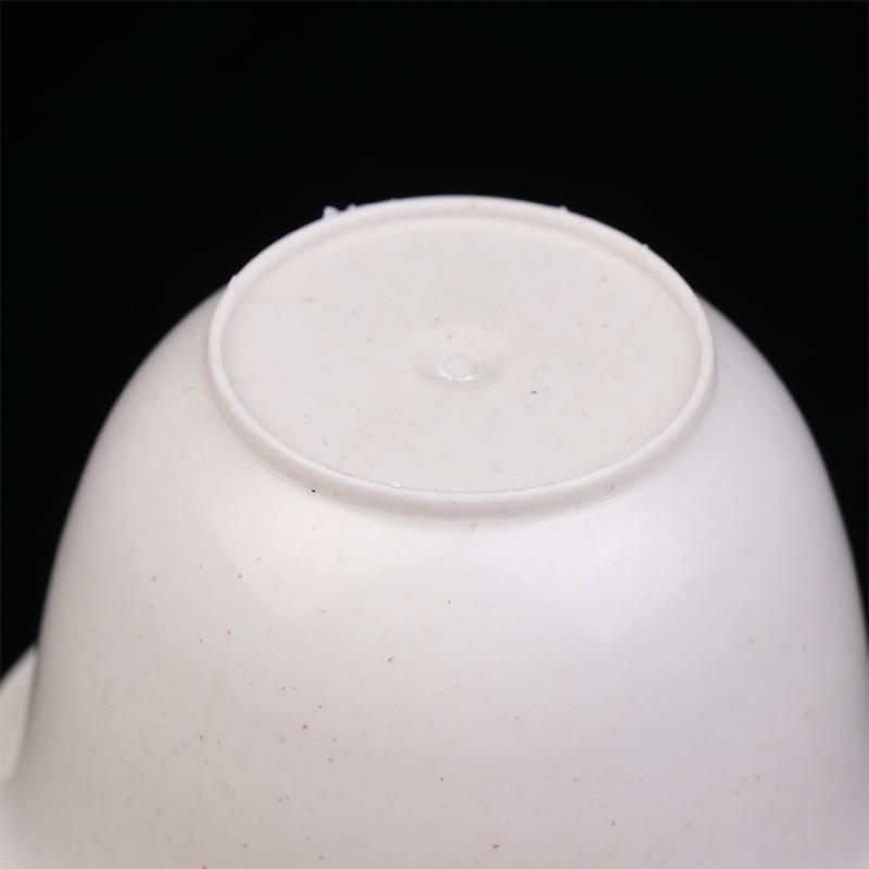 1Pc Transparent Cup Holder Or 50 Disposable Kung Fu Tea Cup Rice Husk Fiber Cup High Temperature Resistant Degradable Test Cups