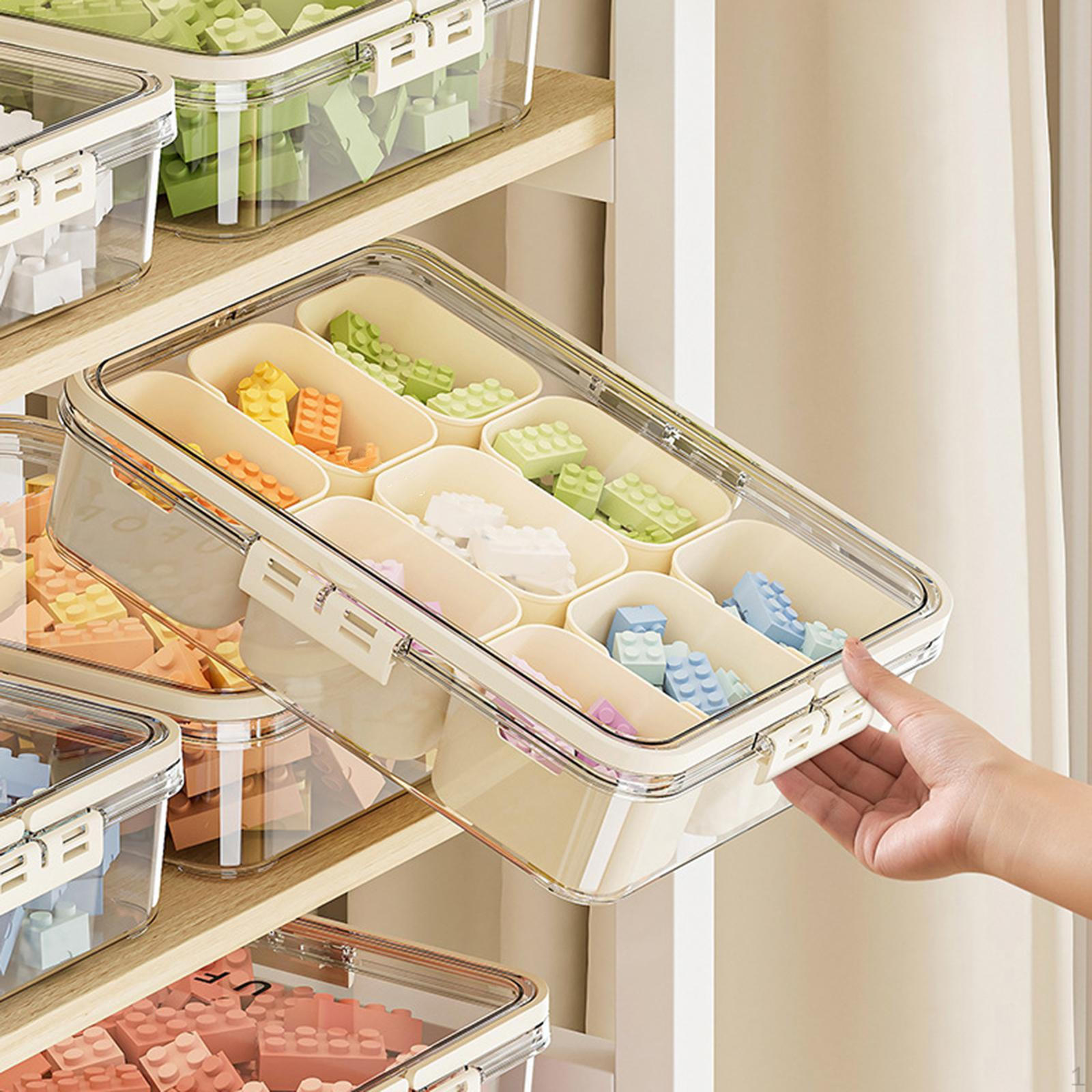 

Snack Box Container 9 Compartments Organizer for Hiking