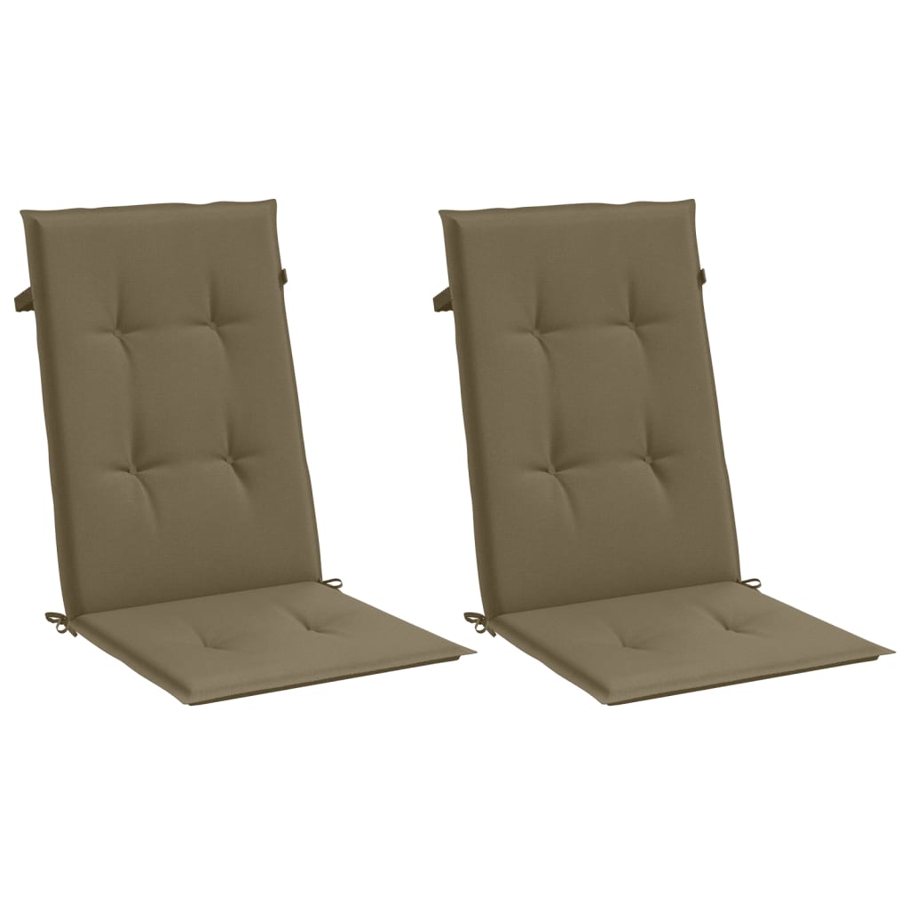 Hochlehner Cushions 2 Pcs Melange Taupe 120 X 50 X 4 Cm Fabric