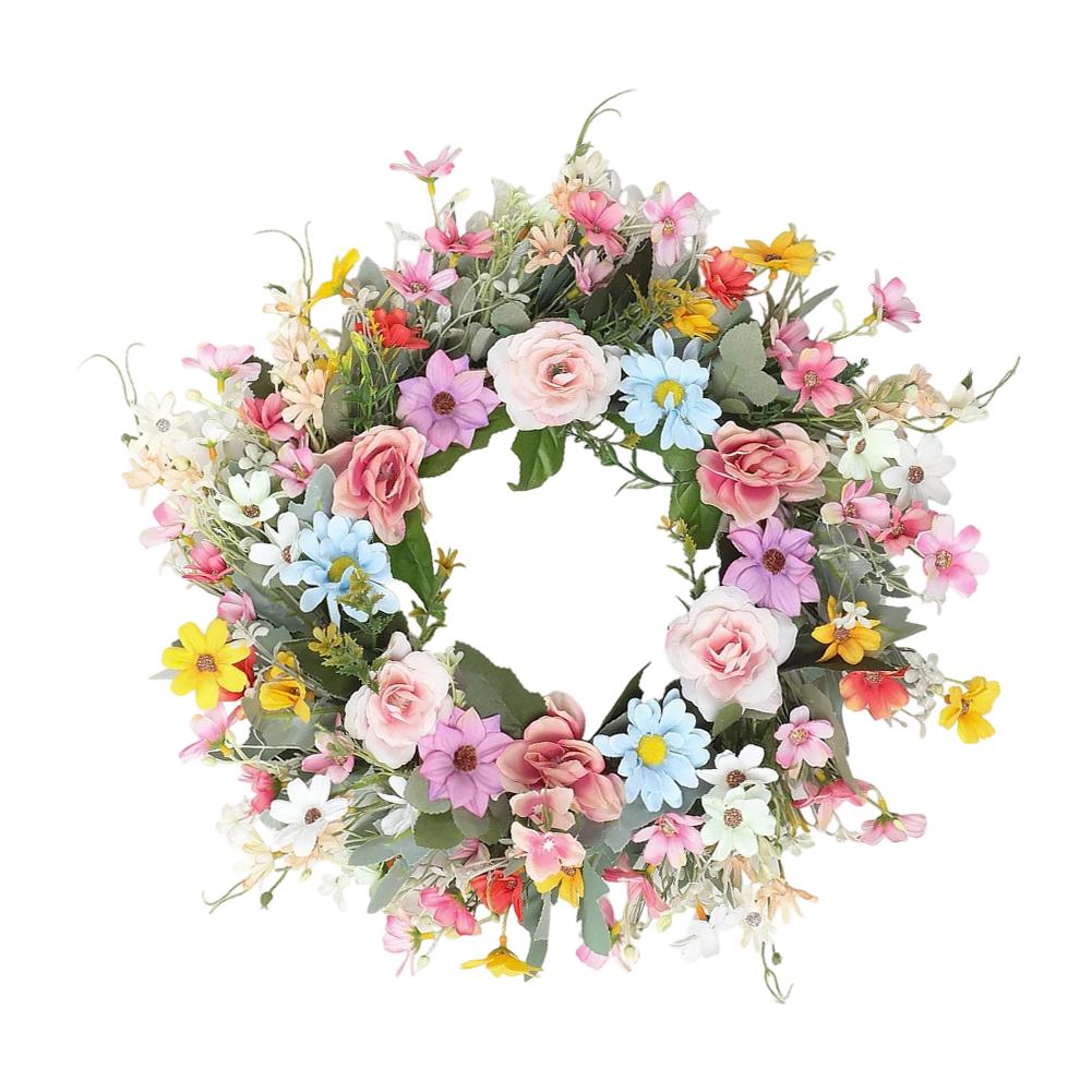 

Artificial Daisy Flower Wreath For Spring Valentine Easter Door Wall Decor Artificial Daisy Flower Wreath For Spring