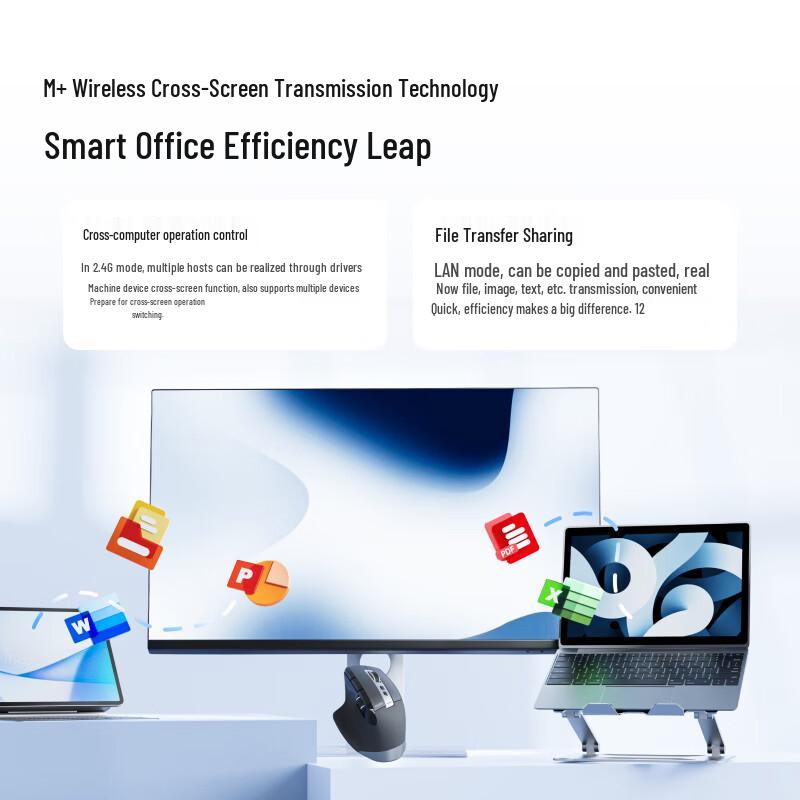 Rapoo MT760 Multi-mode Ergonomic Office Mouse