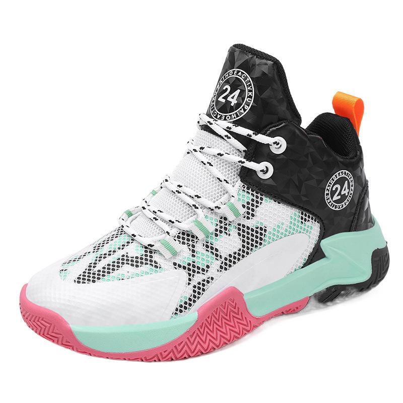 Mesh Medium and Large Children's Non-slip Sneakers Children's Spring and Summer Boys' Running Sneakers 2025 Basketball Shoes Training Breathable