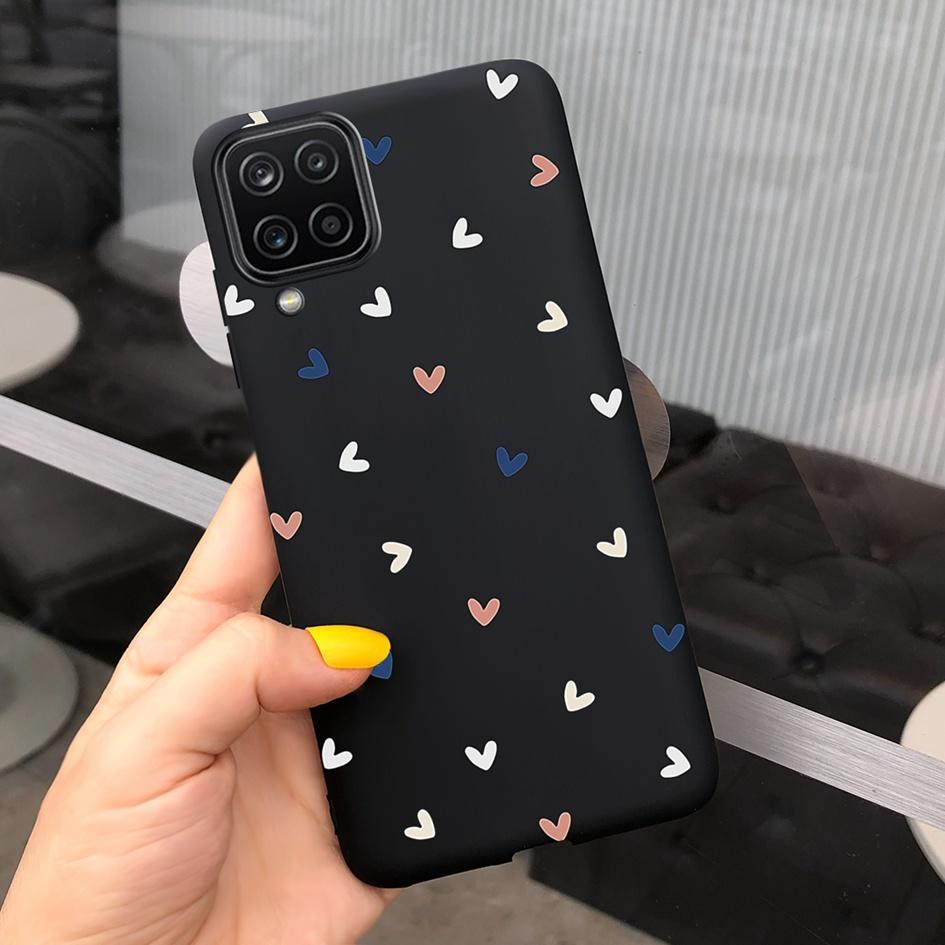 For Samsung Galaxy A12 Case Samsung A42 5G Lovely Heart Cover Back Fundas For Samsung A 12 SM-A125F SM-A426B A 42 5G Phone Cases