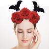 Gothic Bat Flower Hairband for Adult Kids Cosplay Party Costume Festival Theme Party Headpieces Halloween Accessories