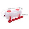Self Filling Chicken Water Dispenser Long Lasting Sturdy Automatic Chicken Water Feeder Effortless Use Large Capacity for Duck