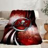 Coperta Portatile/Morbida Tampa Bay Buccaneers Logo Coperta da Letto Adatta per Viaggi Campeggio Soggiorni Uffici Divani Regali per Fan