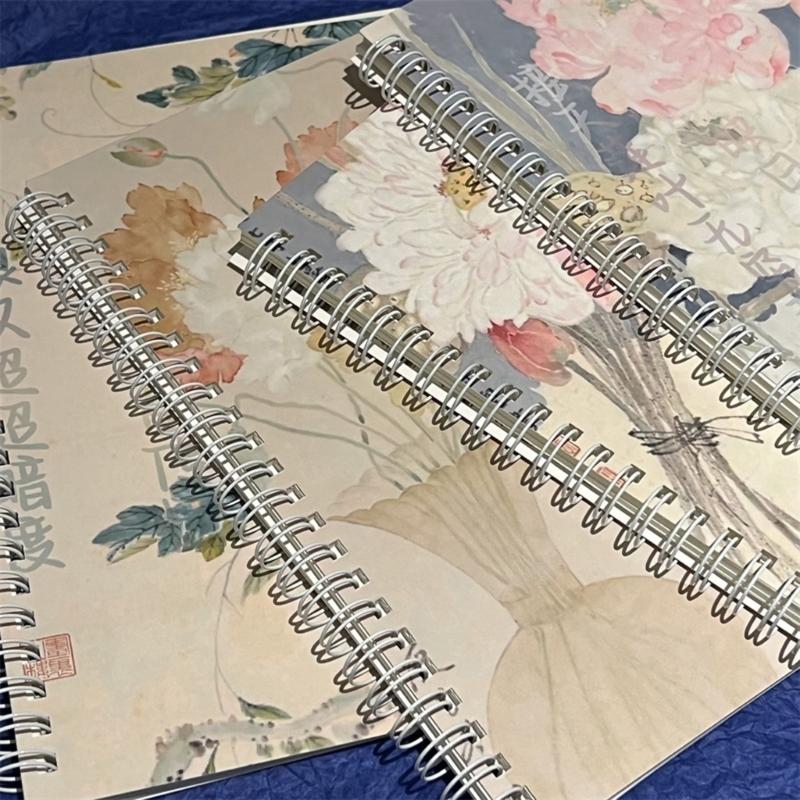 4Pcs Twin Coil Binding Notebook Journal 100 Page Wide Lined for Writing Note Taking College Ruled Note Book Notepad