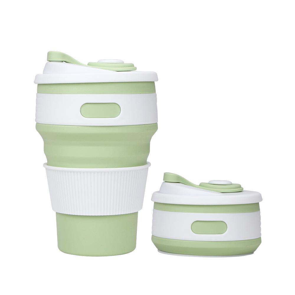 Silicone Folding Portable 350ml Cup – High-Temperature Resistant and Retractable for Outdoor Use