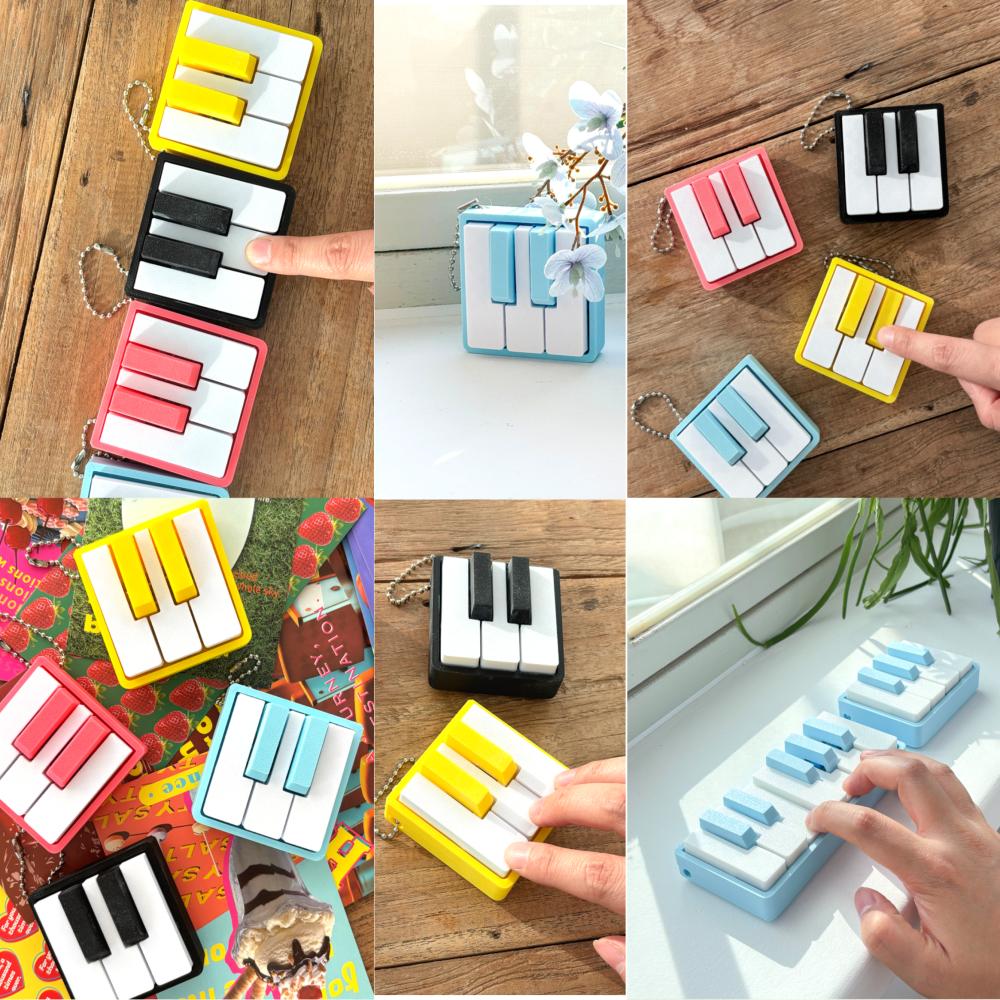 Kickkick Factory 5-Pocket Piano Clicker Keyring