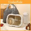 Wheat Straw Lunch Box With Soup Bowl For Office Workers And Students Packaged Food Storage