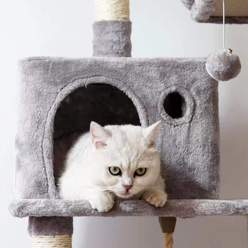 Large Integrated Cat Tree Tower
