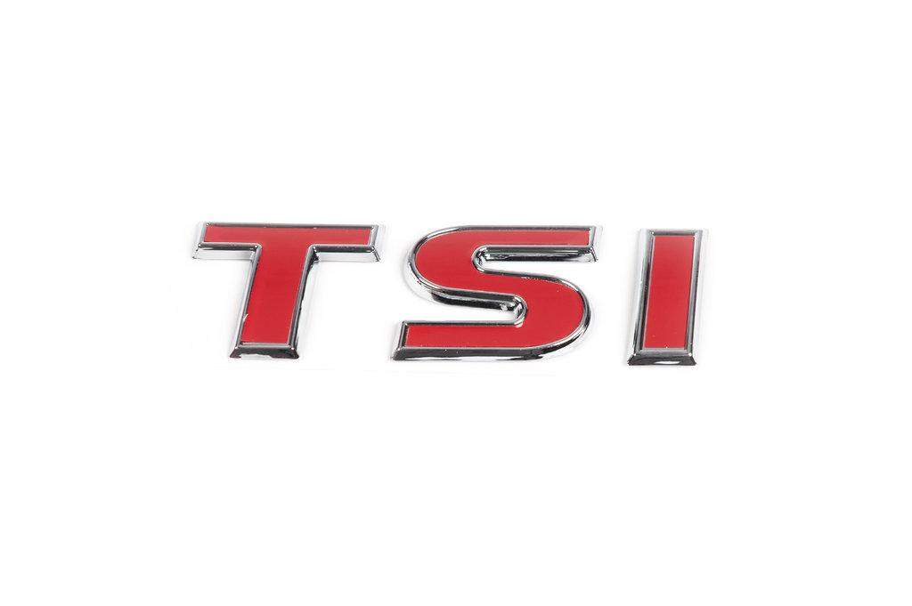 

Надпись TSI (косой шрифт) Все красные для Volkswagen Golf 6