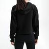 Puma Amplified Cropped Hoodie With Logo Tape Women Tops Black 586592-01