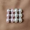 Set mit 12 eleganten magnetischen Hijab-Nadeln Dekorative Schal-Befestiger Imitation Perlen Broschen Schmuck für muslimische Kleidung