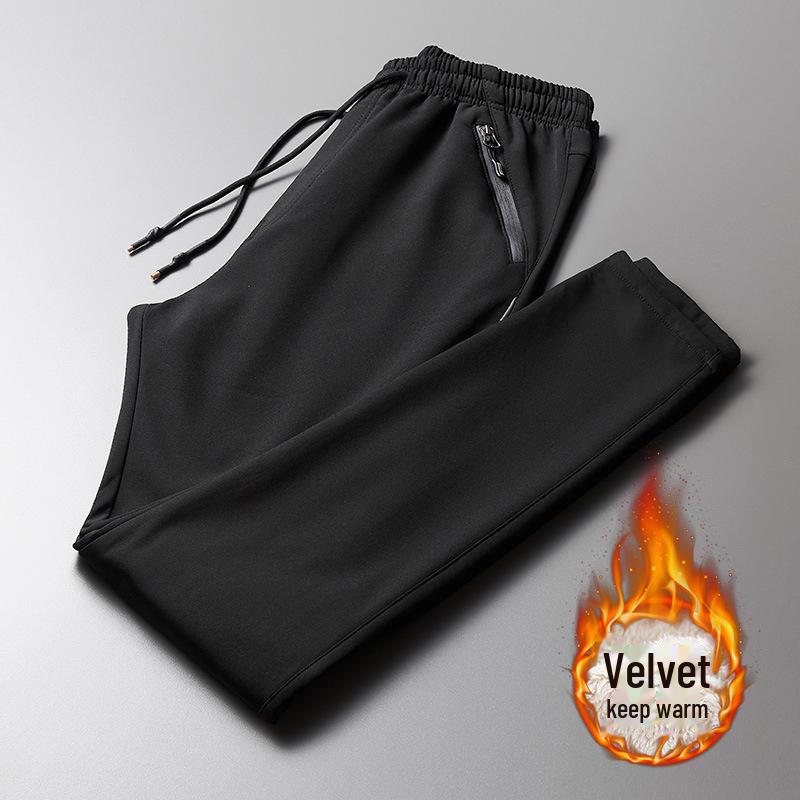 Men's and Women's Winter Soft Shell Fleece-Lined Waterproof Windproof Trousers