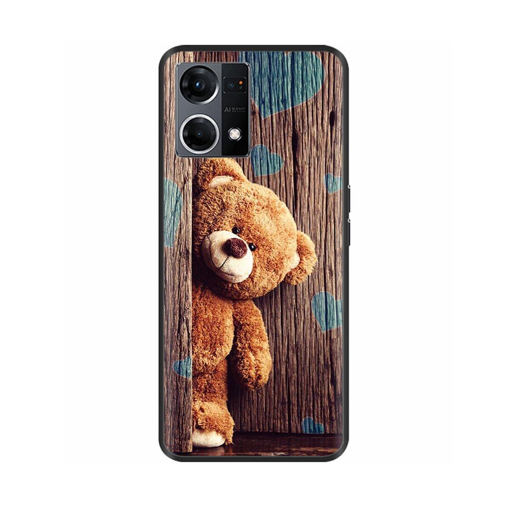 For Oppo F21 Pro CaseTPU Bumper Soft Silicone Bumper Back Phone Cases for OPPO F21 Pro Reno 7 Reno7 4G Case Cover Fundas Coque
