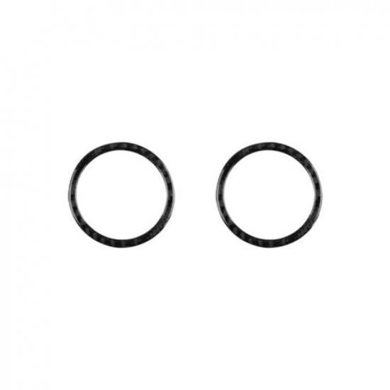 For VW Touareg 2011-2018 Carbon Fiber Car Dashboard Air Vent Ring Trim Cover