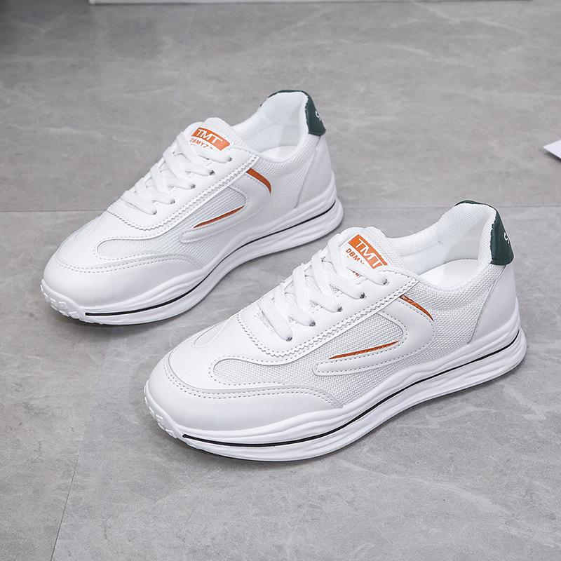 

Маленькие белые туфли весна и осень новые универсальные женские спортивные туфли студенческие сетчатые дышащие одинарные туфли тренд 40