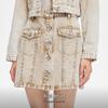 Veromoda 2025 Spring High-Waist A-Line Buttoned Skirt
