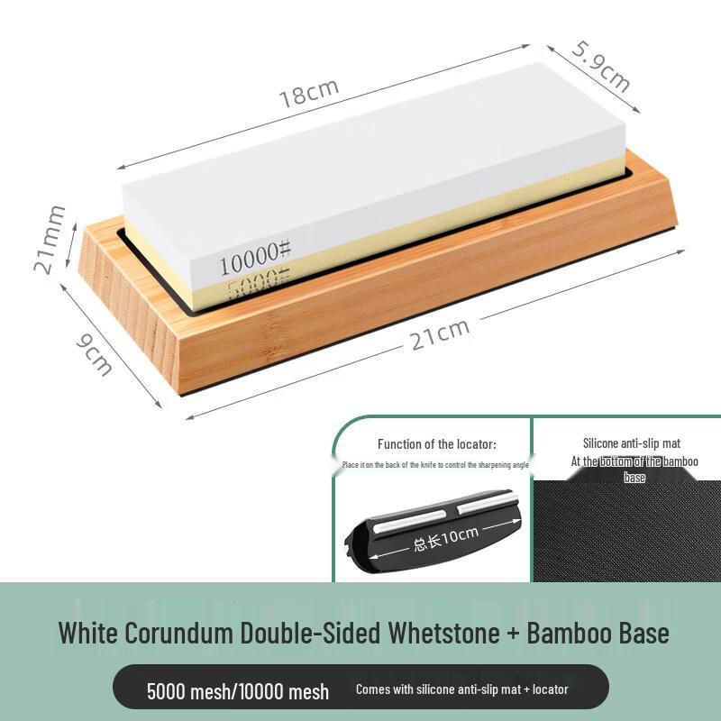Chixing White Corundum Kitchen Knife Sharpening Stone
