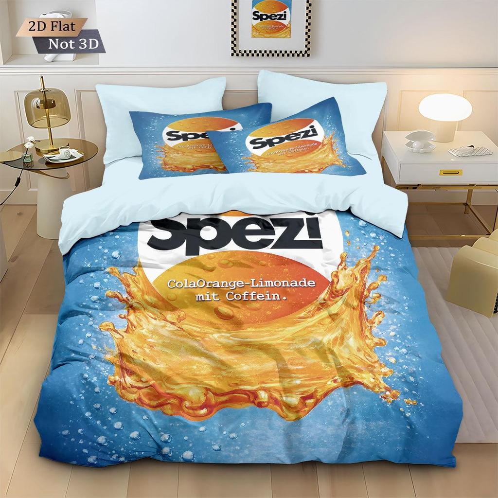 Paulaner Spezi Vintage Color Block 3-Piece Bedding Set (Duvet Cover & Pillowcase)