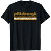Pittsburgh Pennsylvania Retro Vintage Weathered T-Shirt
