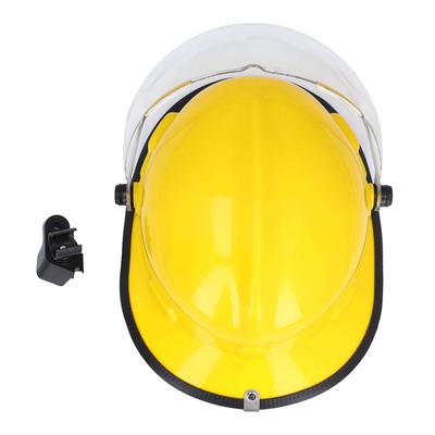 Fire Rescue Helmet with Face Shield Flame Retardant Adjustable Shock Resistance Full Head