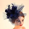 Retro Mesh Fascinator: European & American Banquet Headwear for Horse Racing & Social Events