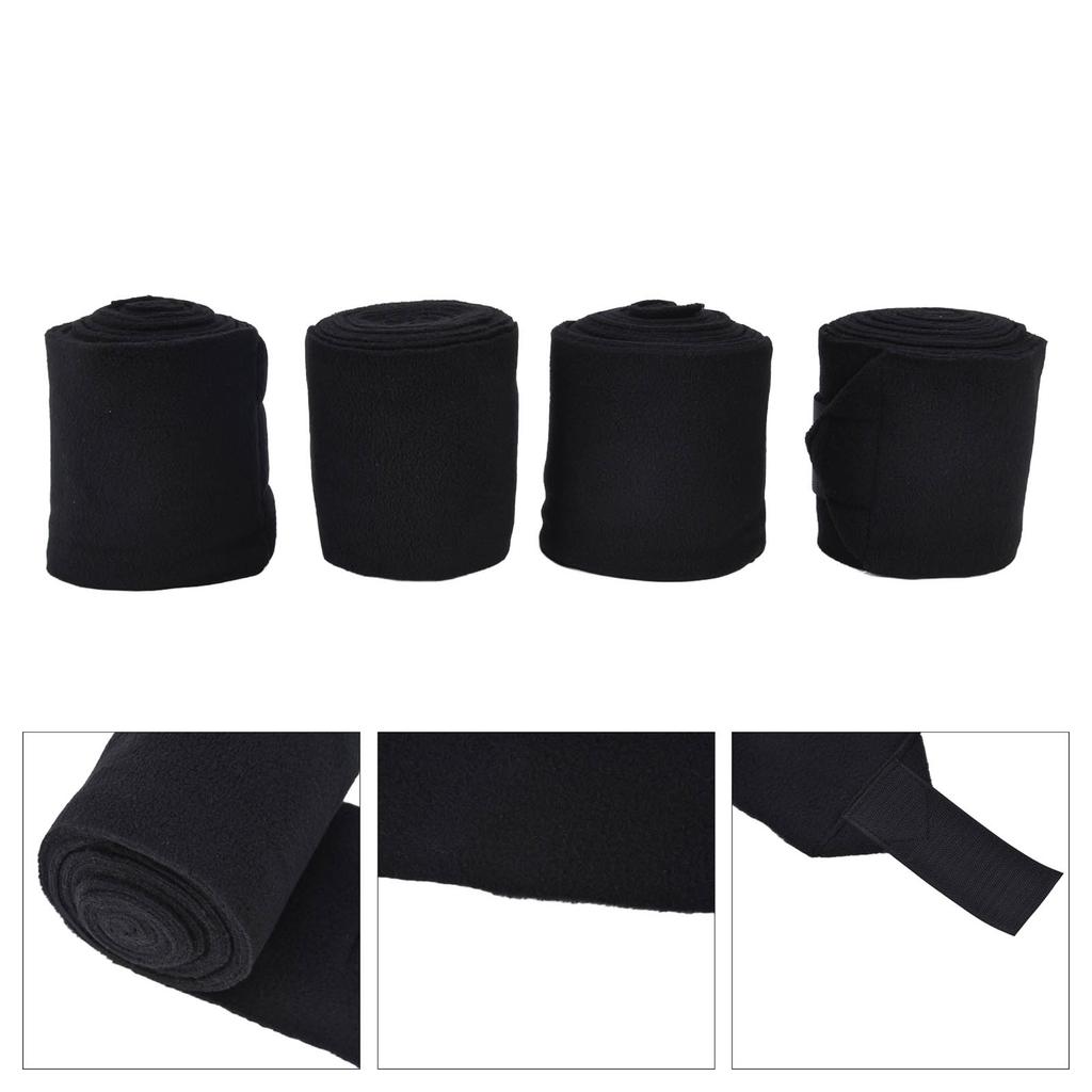4 Stück Pferdebeinkette, selbstklebend, atmungsaktiv, verschleißfest, Tierbeinbandage für Kühe, Pferde