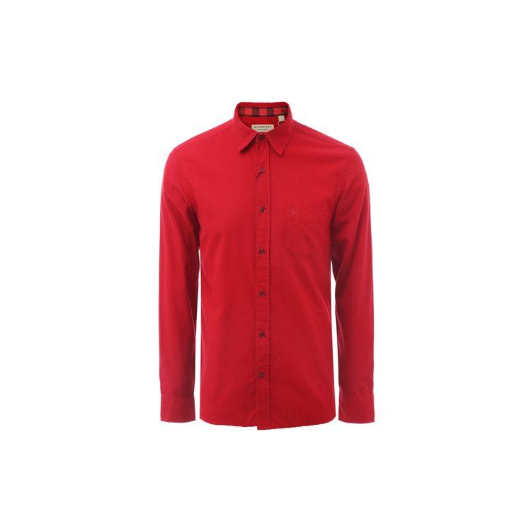 Burberry Shirts Men's Red Pointed Collar Moderate Other 80195781