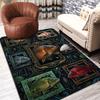 Fish Fantasia Pattern Rug Floor Mat for Living Room or Bedroom Soft and Comfortable Carpet a Gift for Birthday and Holiday.