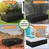 Furniture Covers 315x160x74cm, Garden Furniture Cover for 10-12 Seats Waterproof, Furniture Protective Cover Garden Cover for Table, Sofa, Recliner