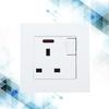 86 Type Panel Wall Power Socket Single Switched Power Socket UK Plug Socket