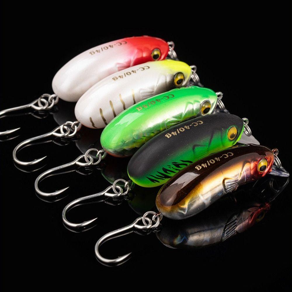 Fishing Accessories PVC Fishing Soft Lures 2 Times Strengthened 10 Colors Fishing Jig Lure 4.0cm 3g Minnow Lures