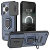 For Huawei Pura 70 Case PC+TPU Protective Phone Shell with Slide Lens Cover