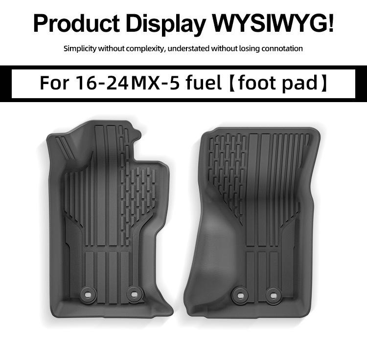 Mazda MX-5 (2016-2024) TPE Floor Mats & Trunk Liner