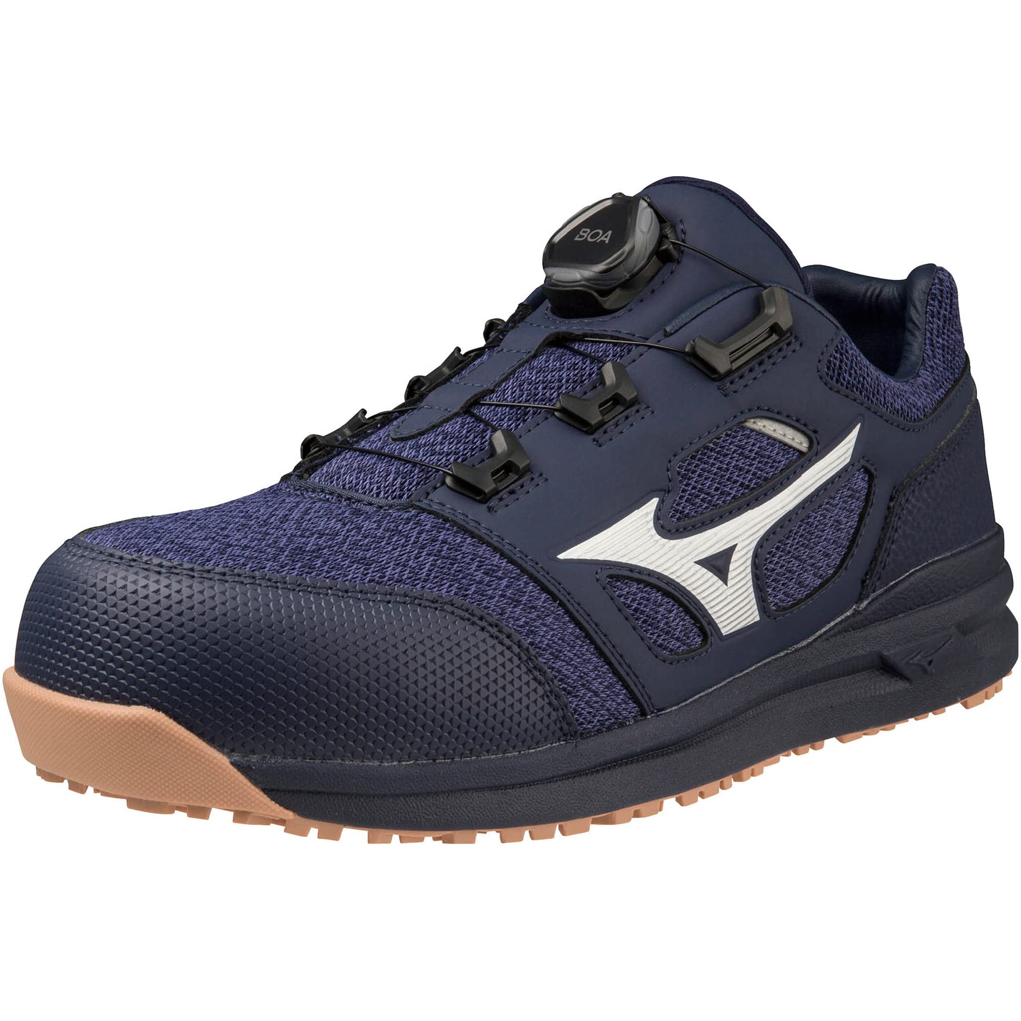 

Рабочая обувь Almighty Navy x 3E [Mizuno], Обувь, LS52L BOA, Мужская, Белая, 26 см,