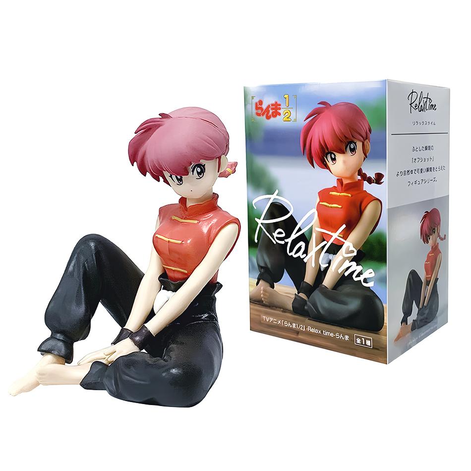 BANDAI BANPRESTO Ranma 1/2 Relax Time Shampoo Tendou Akane Ranma PVC Figure Model Collector Figurine Toy Gifts