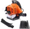 2-Strokes Gas Leaf Blower Backpack Gas-Powered Backpack Blower 42.7CC Engine Backpack Blower Commercial Blower for Lawn/Snow