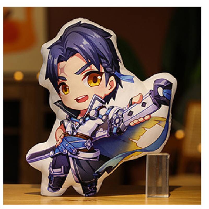 King Quality Premium Glory Video Game Hero Plush Cushion Pillow Soft Crystal Velvet Cartoon Print