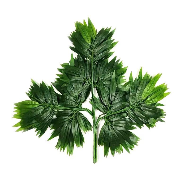 Artificial Banyan Maple Mango Leaves Fake Foliage Greenery Stems for Decoration Outdoor Landscape Tree Making