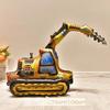 3D Assembly Boy Car Tank Engineering Vehicle Excavator Aluminum Film Toy Balloon Birthday Decoration Scene Layout