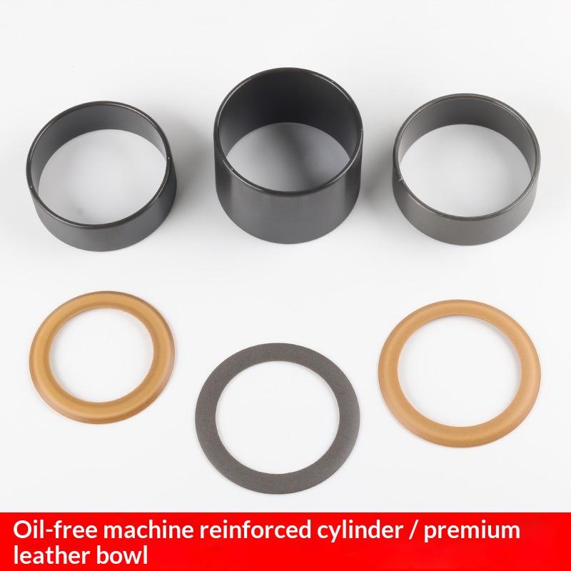 Vacuum Pump Oil-Free Mute Air Compressor Cylinder Sleeve Piston Cylinder Ring Air Compressor Pump Piston Ring Accessories