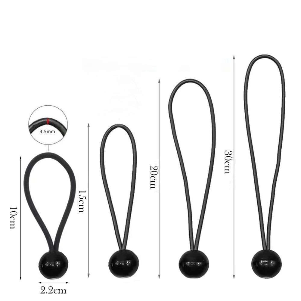 10 Stück 10-30CM Planenbefestigungswerkzeug Mehrzweck Elastisches Band Krawatte Vordach Bungee-Seile