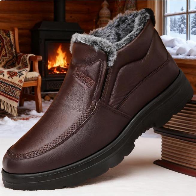 Pantofi de Iarna Cizme Casual Barbati Plus Marime Bumbac Pantofi Barbati Captusite Marime Mari