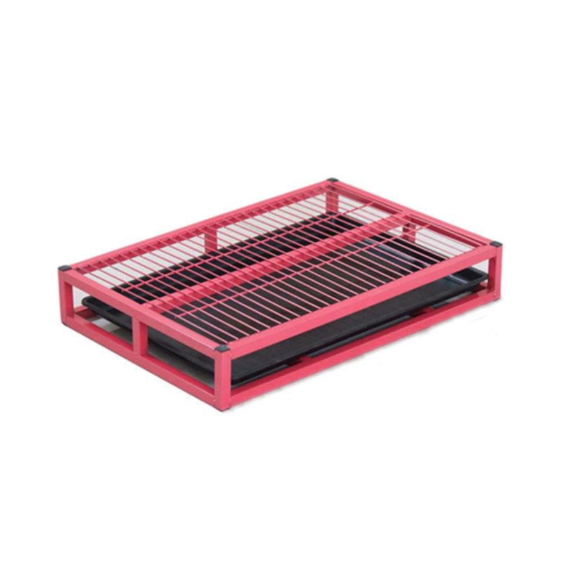 

Туалет для собак с защитой от наступания на какашки - Подходит для крупных, средних и мелких пород собак, таких как самоеды, золотистые ретриверы и лабрадоры 54x37x8 cm with Inducer ярко-розовый