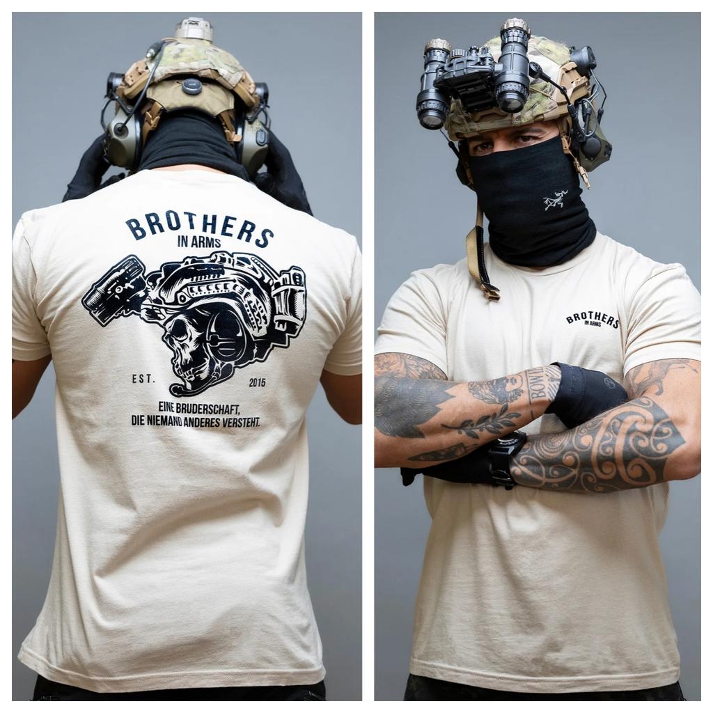 Klassisches Brothers in Arms Militärtaktik T-Shirt Baumwolle Grafik-T-Shirt Unisex Unisex Sommer Streetwear