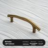 French Retro Brass Hardware Furniture Handles Wardrobe Drawers Shoe Cabinet Knob Creative Antique Bronze Wood Branch Door Pulls
