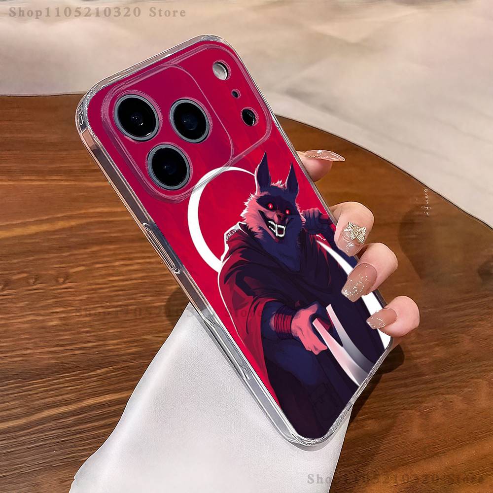 Cat Wolf Boots Cartoon Phone Case For iPhone 17,16,15,14,13,12,11 Pro,Max,Plus,XR,Mini,E Clear Full-coverage Soft Cover