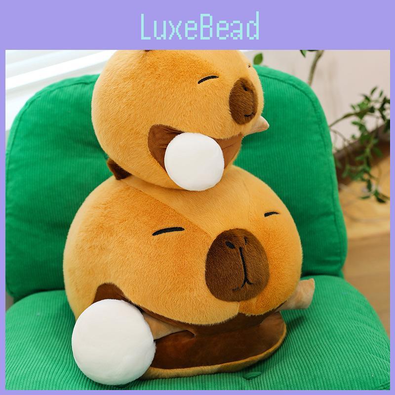 Cute Cartoon Capybara Plush Toy Decorative Pillow Gift For Kids Bedroom Decor